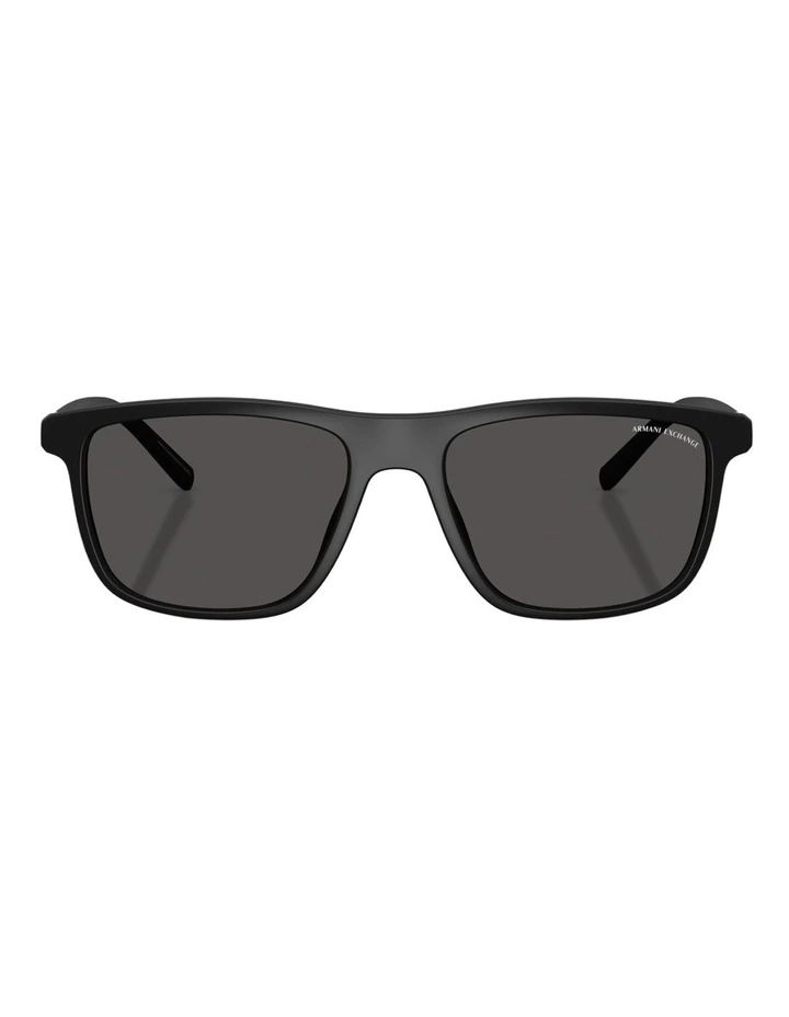 Armani Exchange Injected Sunglasses in Black image 2
