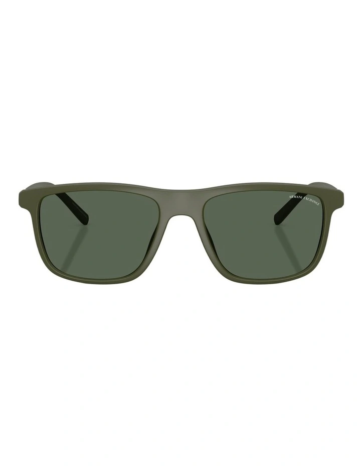 Armani Exchange Injected Sunglasses in Green image 2
