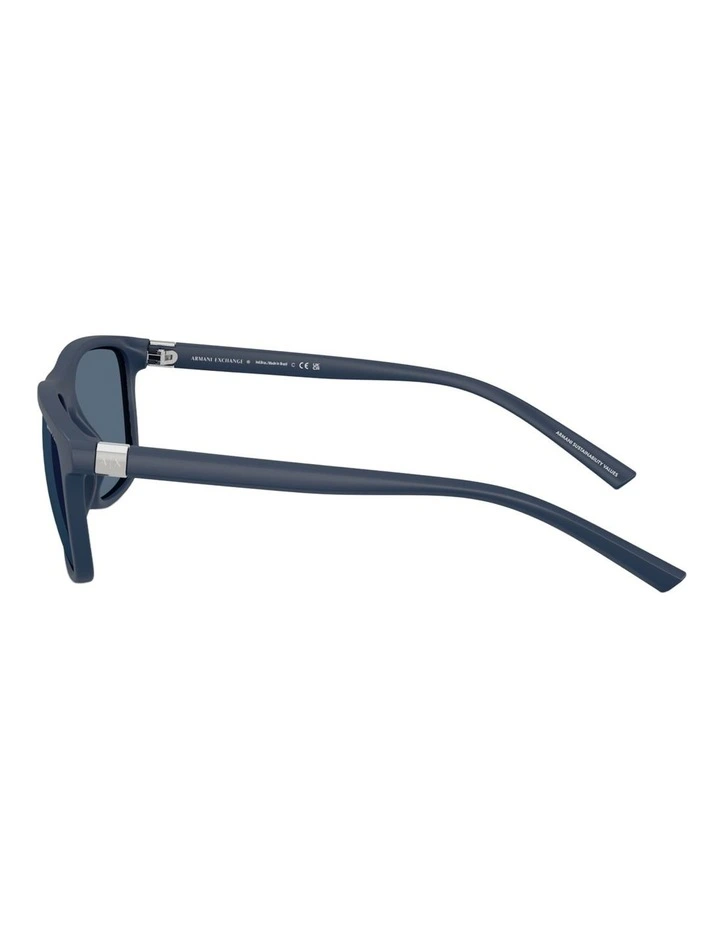 Armani Exchange Injected Sunglasses in Blue image 2