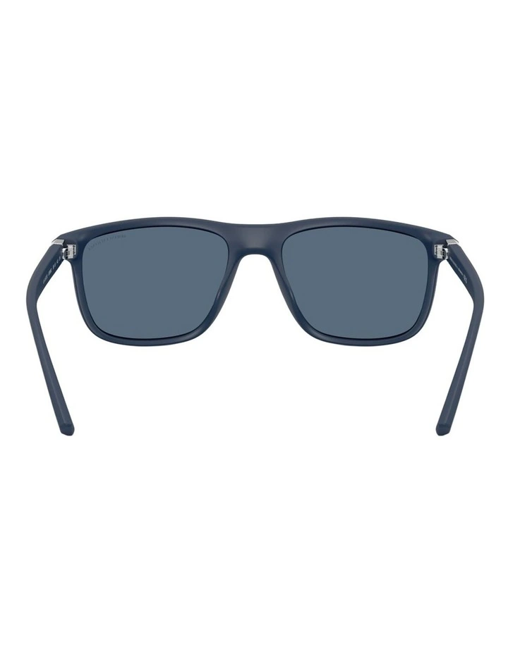 Armani Exchange Injected Sunglasses in Blue image 3