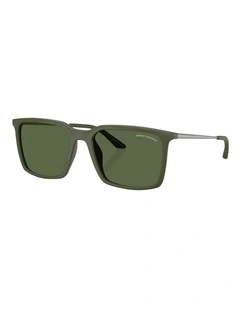 Armani Exchange  Injected Sunglasses in Green