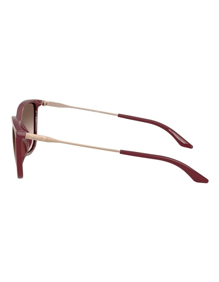 Armani Exchange Injected Sunglasses in Red image 2