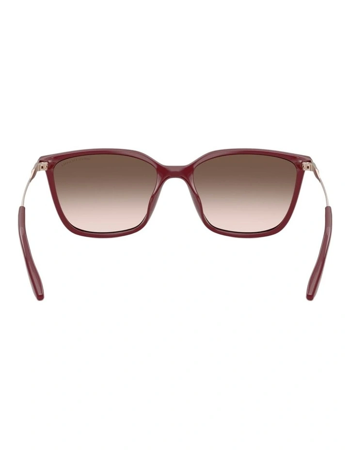 Armani Exchange Injected Sunglasses in Red image 3