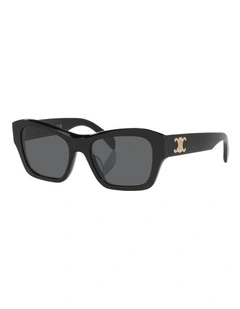 Celine Triomphe CL40330U Acetate Sunglasses in Black