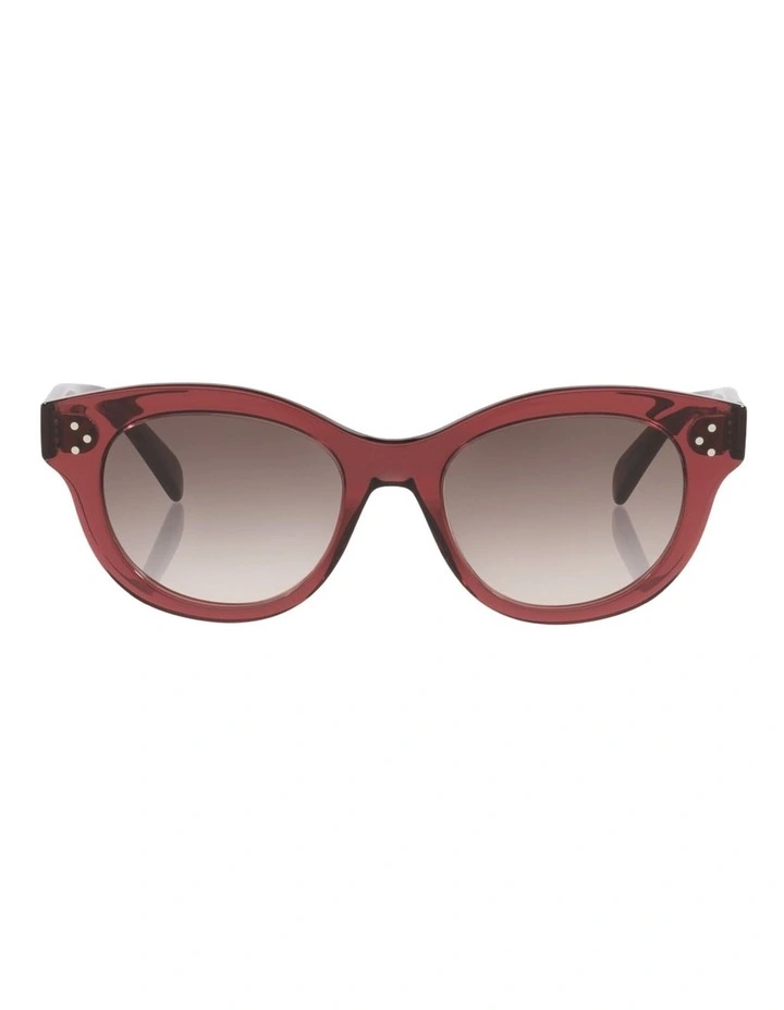 Celine 3 Dots CL40332I Acetate Sunglasses in Red image 2