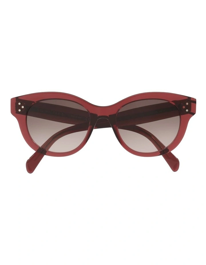 Celine 3 Dots CL40332I Acetate Sunglasses in Red image 4