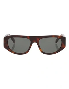Celine Triomphe CL40334U Acetate Sunglasses in Tortoise