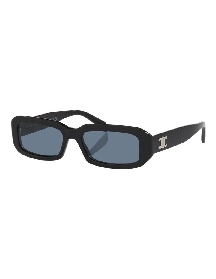 Celine Triomphe CL40335I Acetate Sunglasses in Black image 1