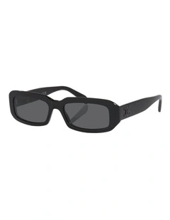 Celine Triomphe CL40335I Acetate Sunglasses in Black