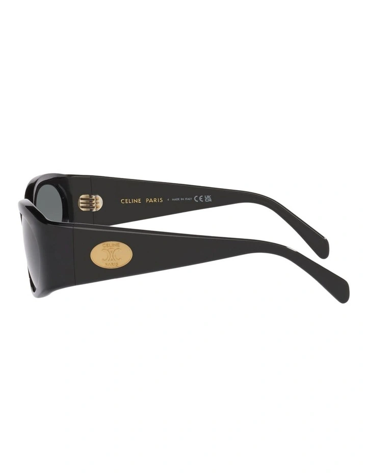 Celine Defile CL40347U Acetate Sunglasses in Black image 2