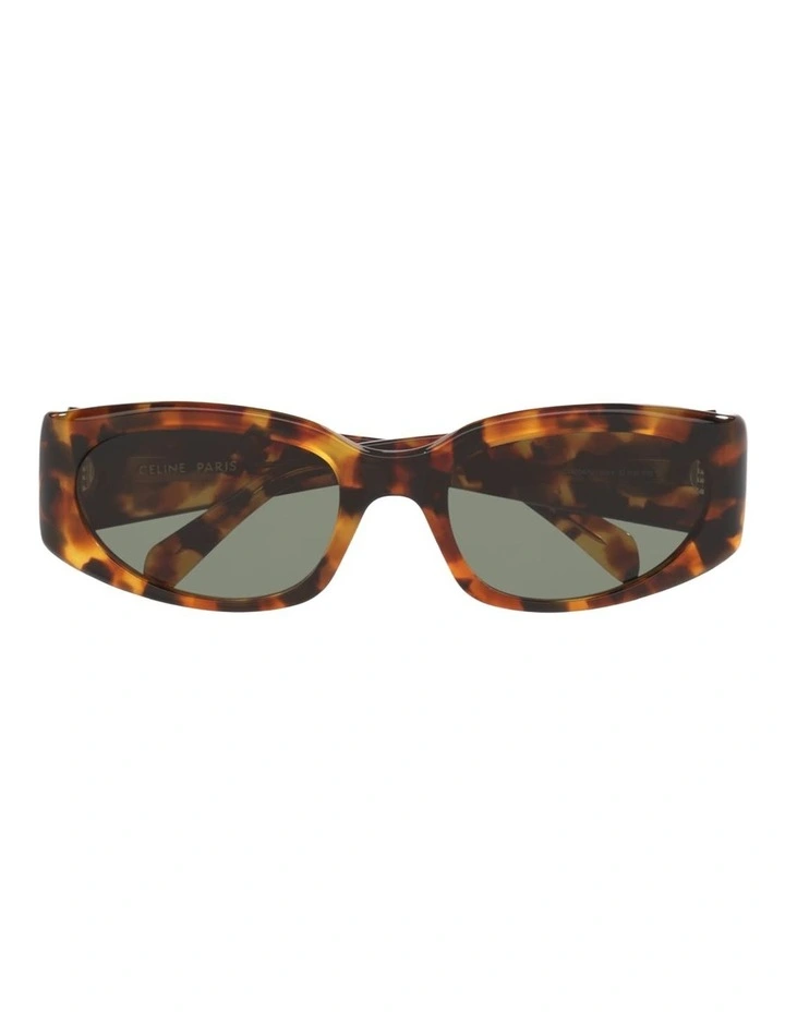 Celine Defile CL40347U Acetate Sunglasses in Tortoise image 3