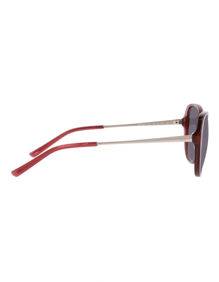 DbyD Acetate Polarised Sunglasses in Red image 2