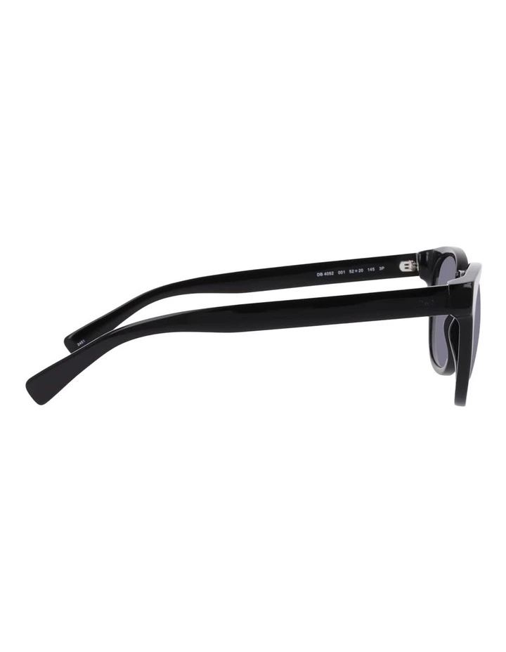 DbyD  Acetate Polarised Sunglasses in Black image 2
