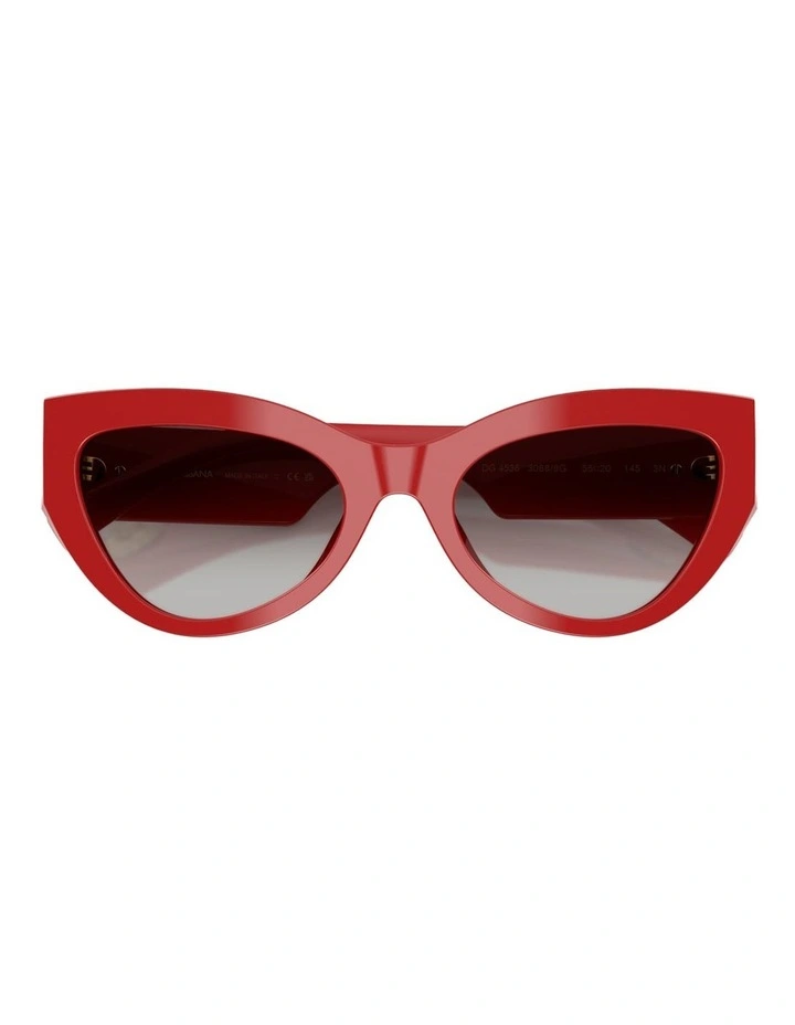 Dolce&Gabbana Acetate Sunglasses in Red image 3