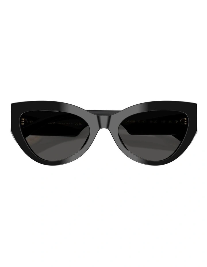 Dolce&Gabbana Acetate Sunglasses in Black image 4