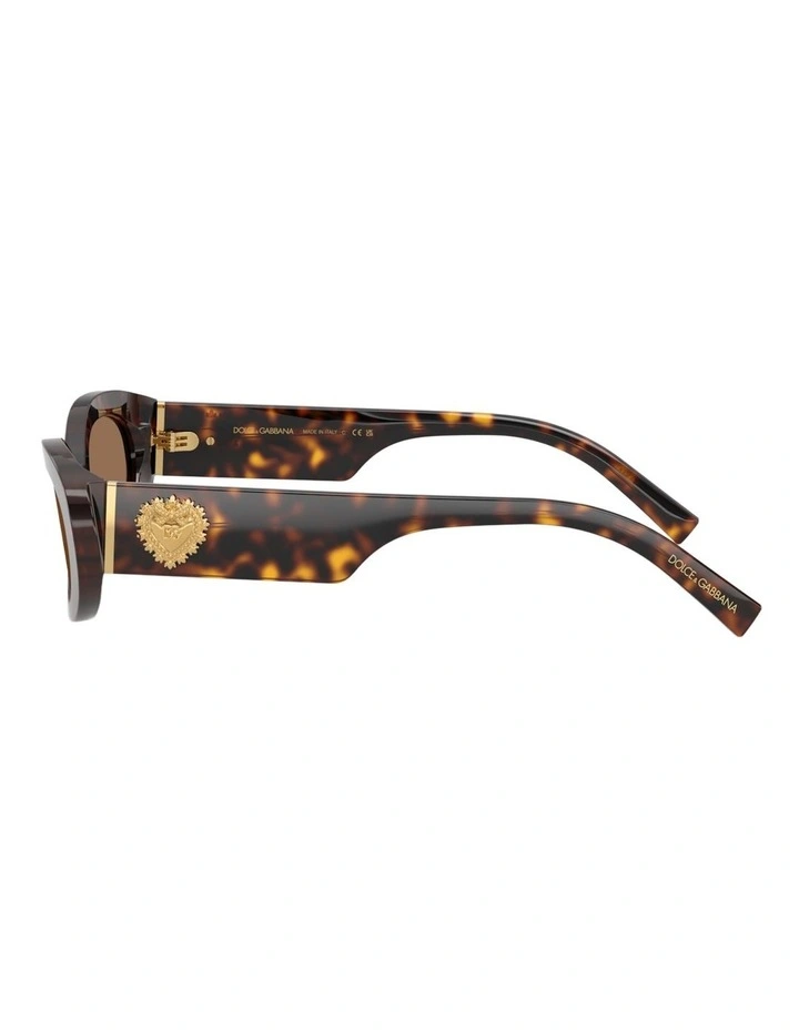 Dolce&Gabbana Acetate Sunglasses in Tortoise image 3