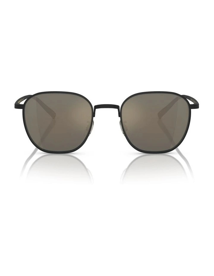 Oliver Peoples Rynn Titanium Sunglasses in Black image 1