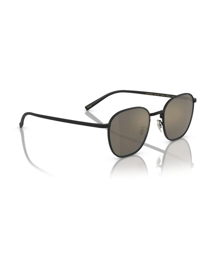 Oliver Peoples Rynn Titanium Sunglasses in Black image 4