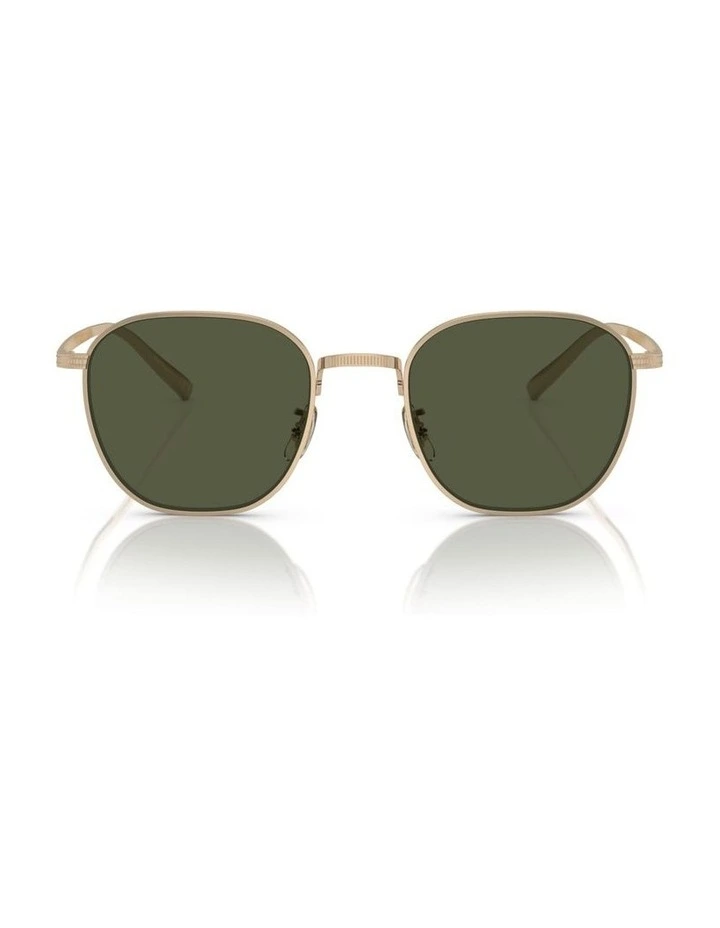 Oliver Peoples Rynn Titanium Sunglasses in Gold image 2