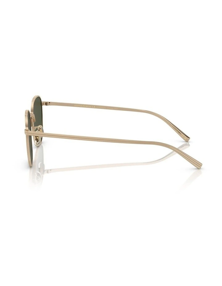 Oliver Peoples Rynn Titanium Sunglasses in Gold image 3