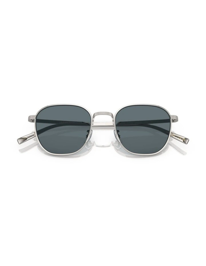 Oliver Peoples Rynn Titanium Polarised Sunglasses in Silver image 5