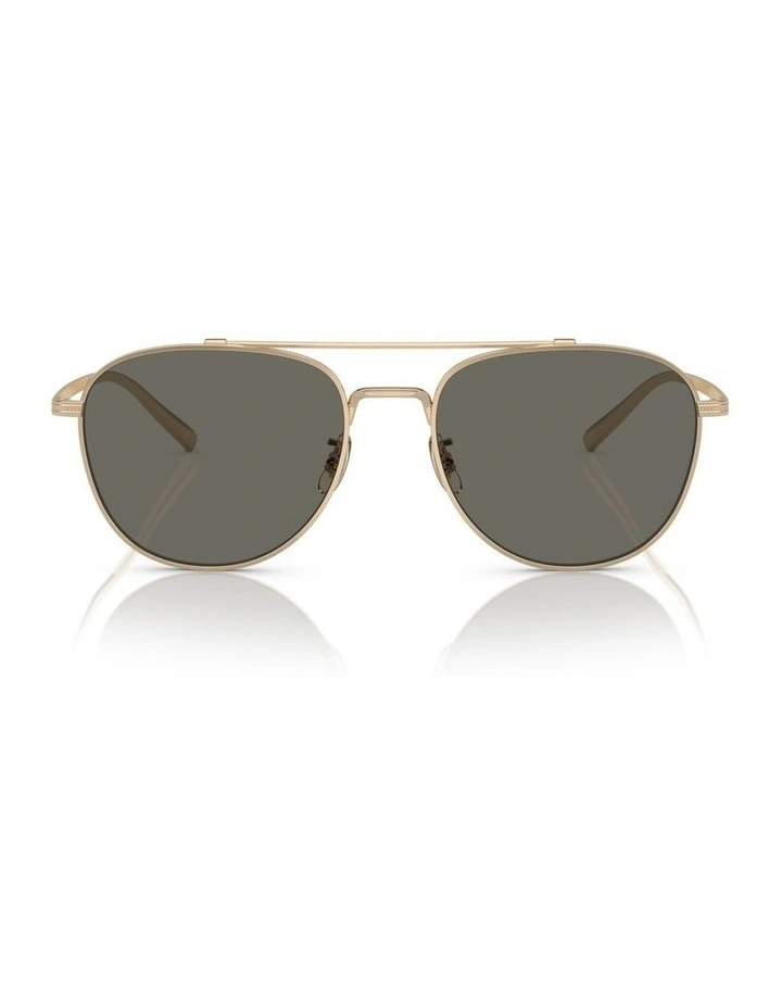 Oliver Peoples Rivetti Titanium Sunglasses in Gold image 2