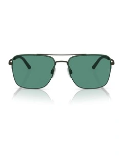 Oliver Peoples R-2 Metal Sunglasses in Grey