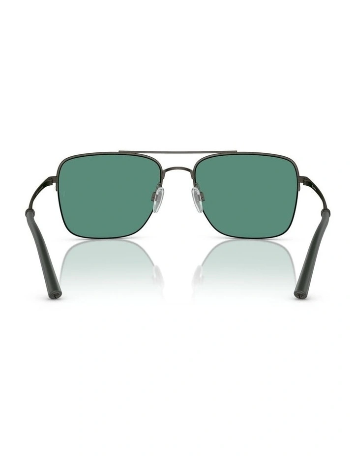 Oliver Peoples R-2 Metal Sunglasses in Grey image 3