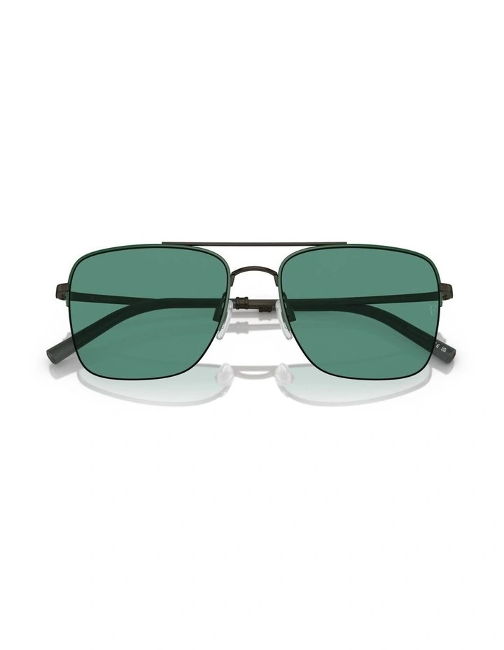 Oliver Peoples R-2 Metal Sunglasses in Grey image 4