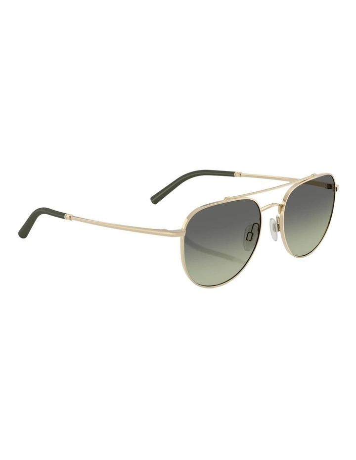 Oliver Peoples R-10 Metal Sunglasses in Gold image 4