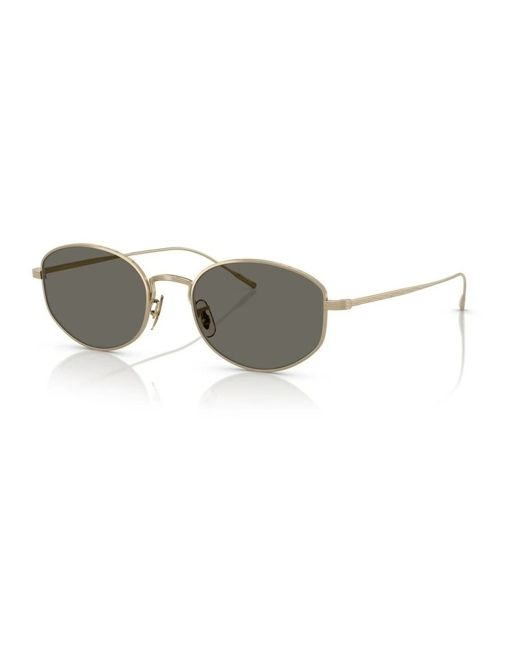 Oliver Peoples Estra Titanium Sunglasses in Gold image 1
