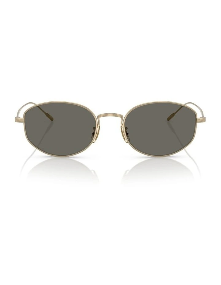 Oliver Peoples Estra Titanium Sunglasses in Gold image 2