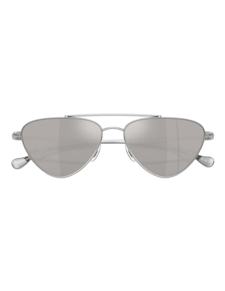 Oliver Peoples Edition 1 Titanium Sunglasses in Silver image 4