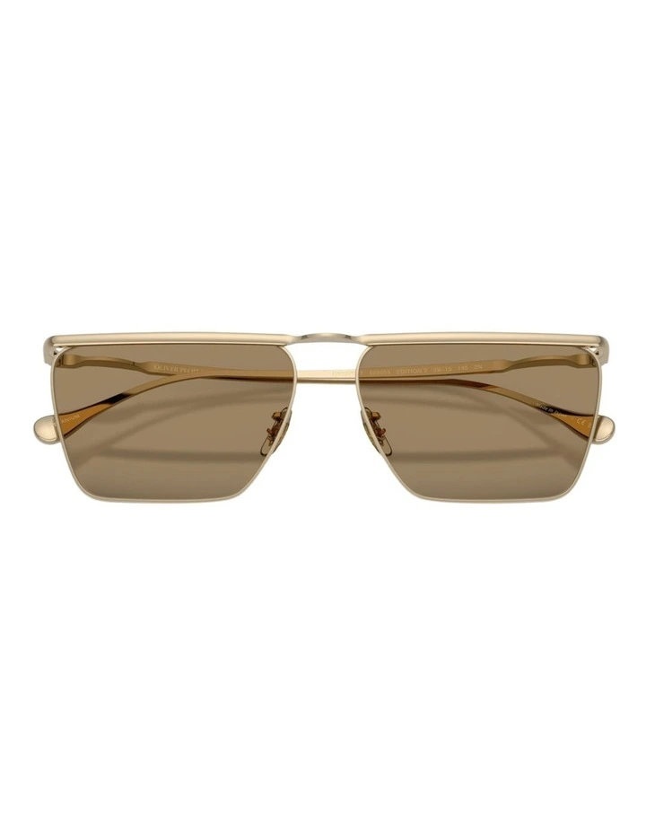 Oliver Peoples Edition 2 Titanium Sunglasses in Gold image 4