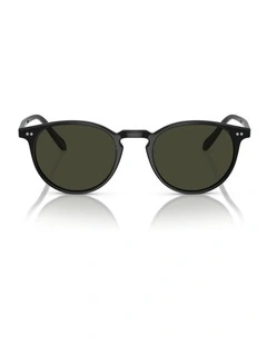 Oliver Peoples Riley Sun Acetate Polarised Sunglasses in Black