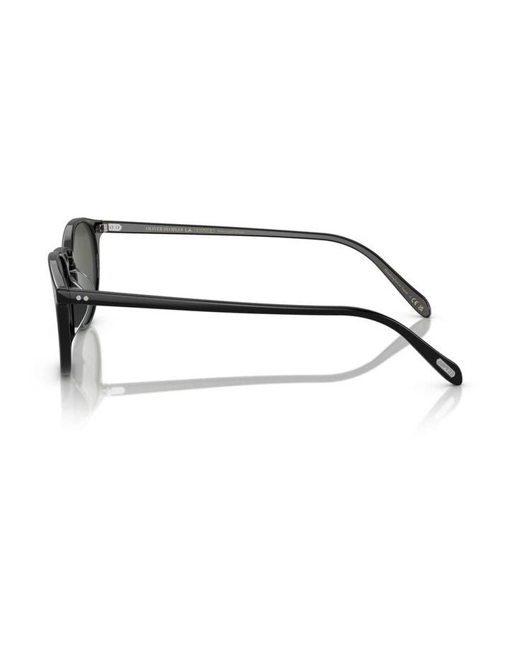 Oliver Peoples Riley Sun Acetate Polarised Sunglasses in Black image 2