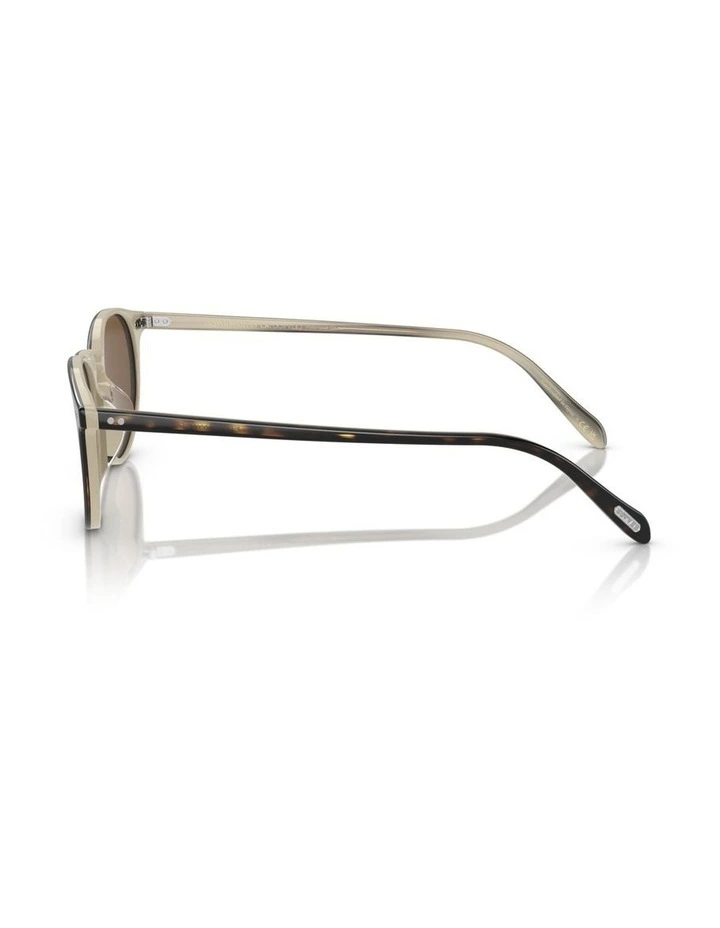 Oliver Peoples Riley Sun Acetate Polarised Sunglasses in Brown image 2
