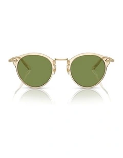 Oliver Peoples OP-505 Sun Acetate Sunglasses in Gold