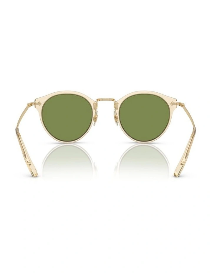 Oliver Peoples OP-505 Sun Acetate Sunglasses in Gold image 3
