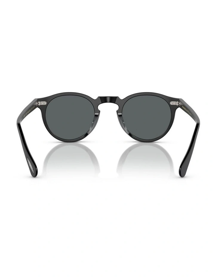 Oliver Peoples Gregory Peck Sun Acetate Polarised Sunglasses in Black image 3