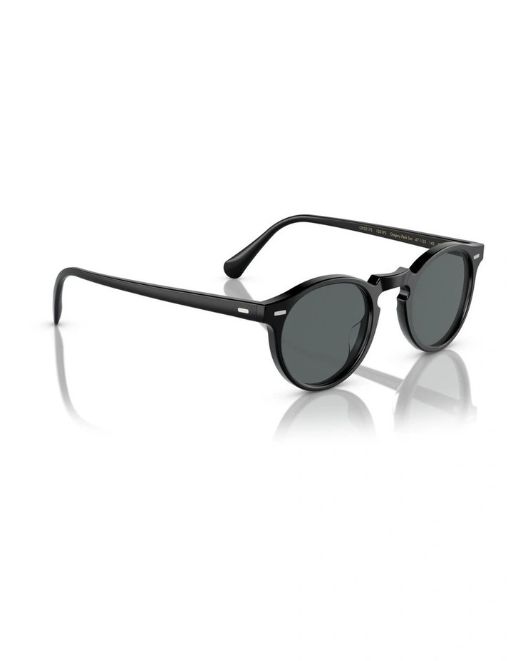 Oliver Peoples Gregory Peck Sun Acetate Polarised Sunglasses in Black image 3