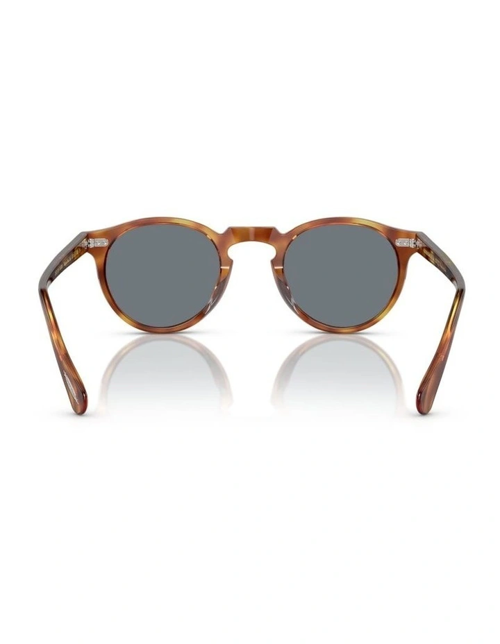 Oliver Peoples Gregory Peck Sun Acetate Sunglasses in Tortoise image 3