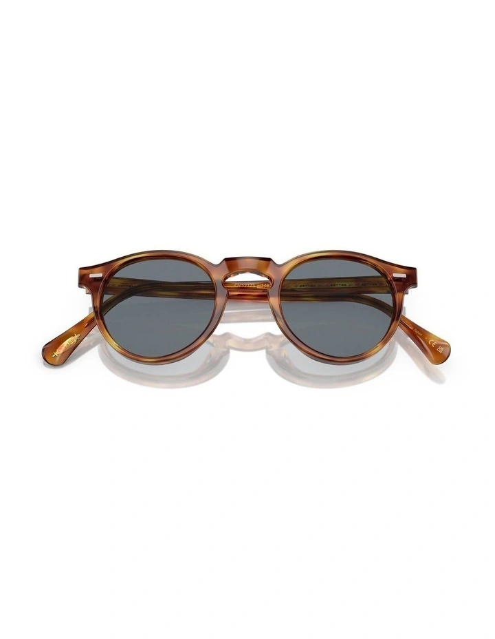 Oliver Peoples Gregory Peck Sun Acetate Sunglasses in Tortoise image 4