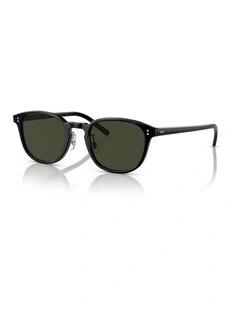 Oliver Peoples Fairmont Sun-F Acetate Polarised Sunglasses in Black