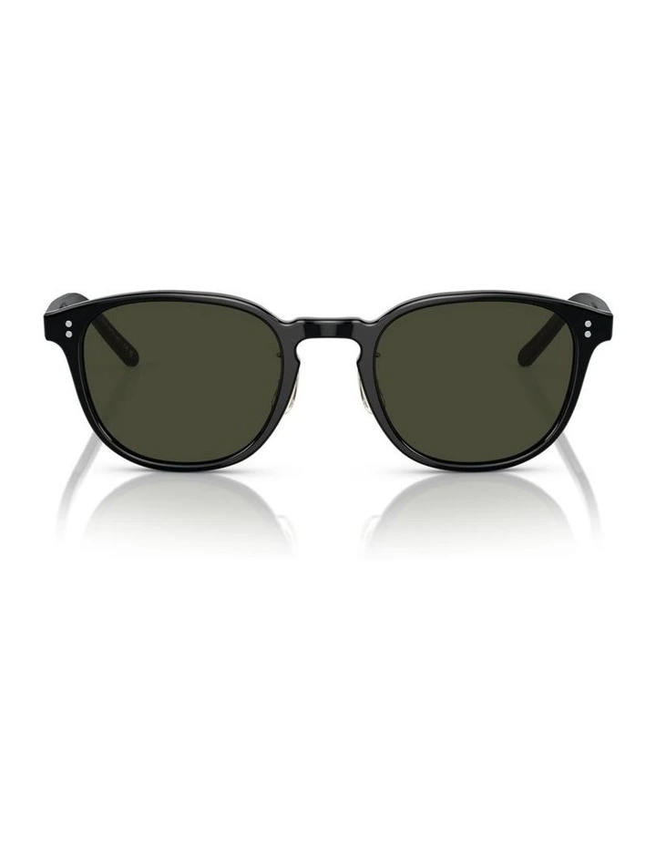 Oliver Peoples Fairmont Sun-F Acetate Polarised Sunglasses in Black image 2