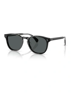 Oliver Peoples Finley Esq. Sun Acetate Polarised Sunglasses in Black