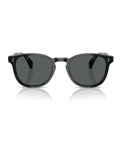 Oliver Peoples Finley Esq. Sun Acetate Polarised Sunglasses in Black