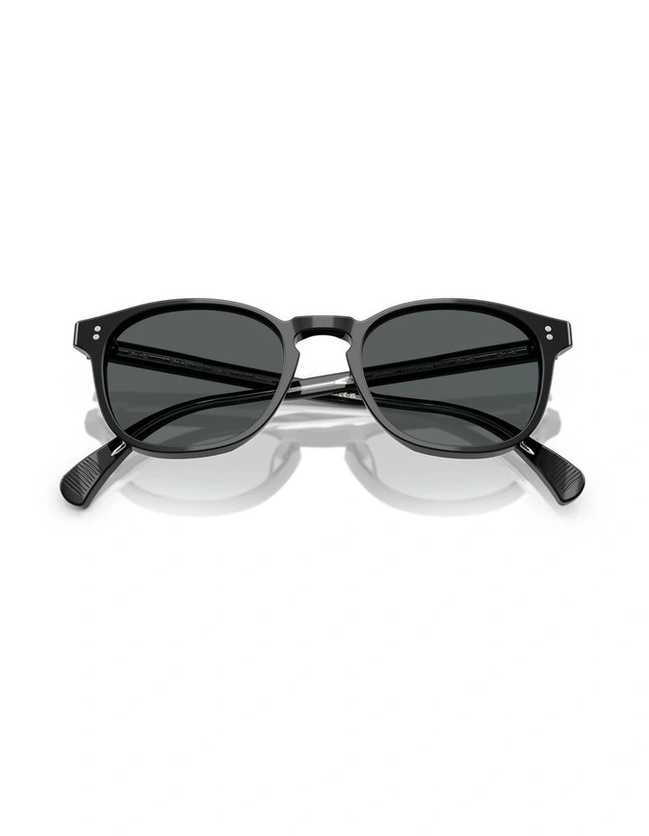 Oliver Peoples Finley Esq. Sun Acetate Polarised Sunglasses in Black image 4