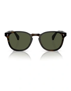 Oliver Peoples Finley Esq. Sun Acetate Sunglasses in Brown