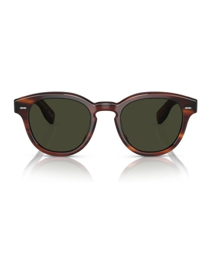 Oliver Peoples Cary Grant Sun Acetate Polarised Sunglasses in Tortoise image 2